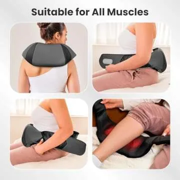 COMFIER Shiatsu Neck Massager for Deep Tissue Relief