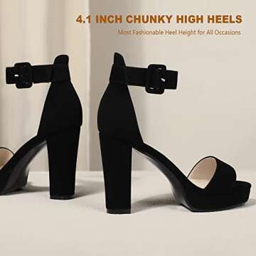 IDIFU Women’s Elegant Platform Heels for Any Occasions