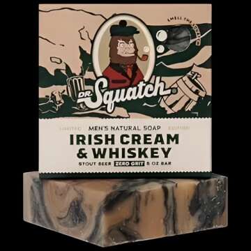 Dr. Squatch Irish Cream Bar Soap for Luxurious Cleansing