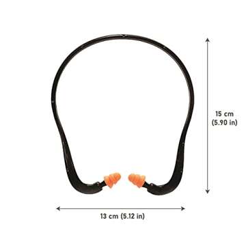Banded Ear Plugs with Replacement Pods for Noise Control