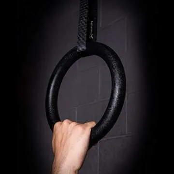 ProsourceFit Gymnastics Rings for Home Fitness Training