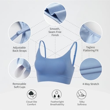 Comfortable AMRIY Women's Sports Bras for Active Lifestyle