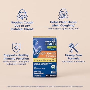 Mommy's Bliss Organic Baby Cough Syrup for 4 Months+
