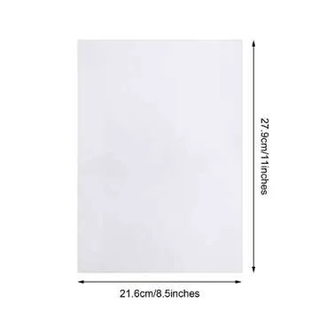 200 Sheets Tracing Paper 8.5 x 11 inches Artists Tracing Paper White Trace Translucent Clear Carbon for Pencil Sketching Printing Drawing Animation