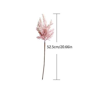 SPDD Beautiful Astilbe Artificial Flowers Party Decoration Faux Flower Wedding Bouquet Fake Flowers for Garden Bedroom Landscaping(Pink)