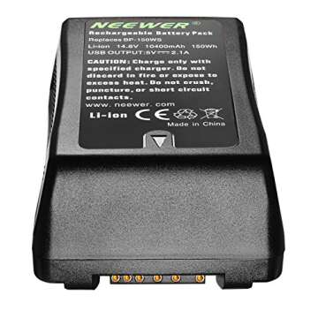 Neewer 10400mAh V Mount Battery for Professional Camcorders