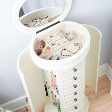 Unique Hives and Honey Blair Antique Jewelry Armoire