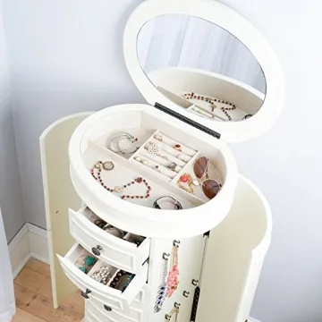 Unique Hives and Honey Blair Antique Jewelry Armoire