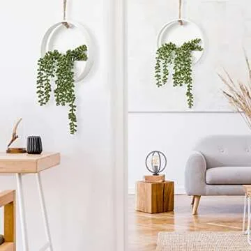 Stunning CEWOR 2pcs Artificial Succulent Hanging Plants