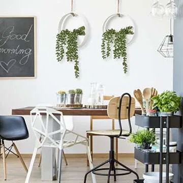Stunning CEWOR 2pcs Artificial Succulent Hanging Plants