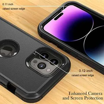 TASHHAR Armor Case for iPhone 14 Pro Max - Durable & Stylish