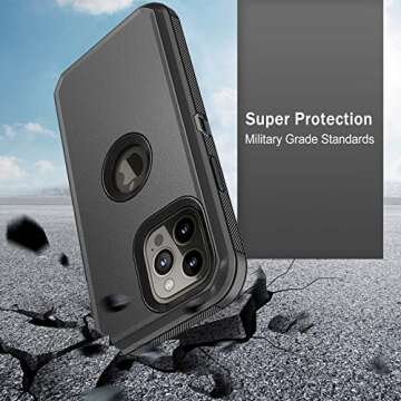 TASHHAR Armor Case for iPhone 14 Pro Max - Durable & Stylish