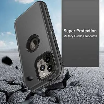 TASHHAR Armor Case for iPhone 14 Pro Max - Durable & Stylish