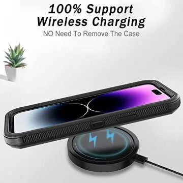 TASHHAR Armor Case for iPhone 14 Pro Max - Durable & Stylish