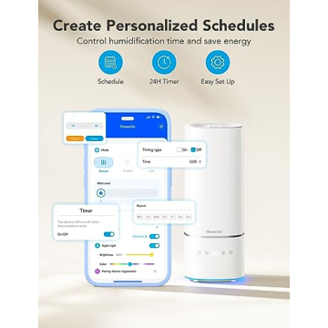 GoveeLife Smart Humidifier 6L Top Fill for Large Rooms