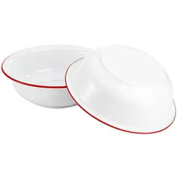 Elsjoy Enamel Mixing Bowls: Versatile & Charming Kitchen Set