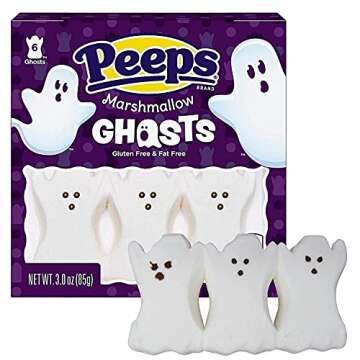 Halloween Peeps Candy Bundle - 4 Pack of Marshmallow Peep's - Perfect Halloween Candy, Fall Candy, T...