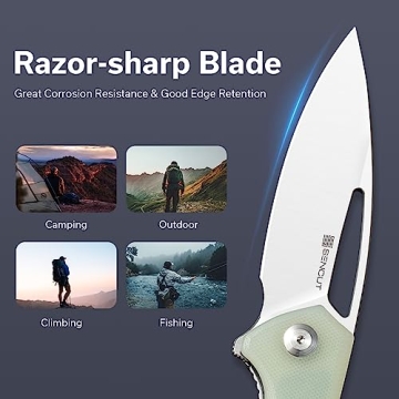 SENCUT Mims Pocket Knife - Durable EDC Folding Knife