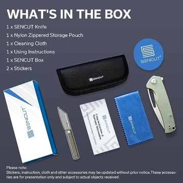 SENCUT Mims Pocket Knife - Durable EDC Folding Knife