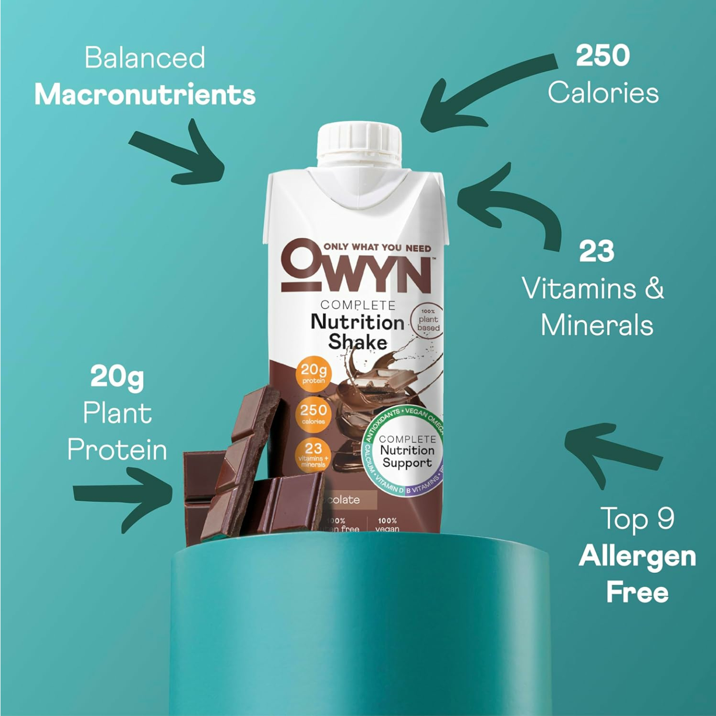 OWYN Plant-Based Protein Shake - Healthy & Tasty Drink