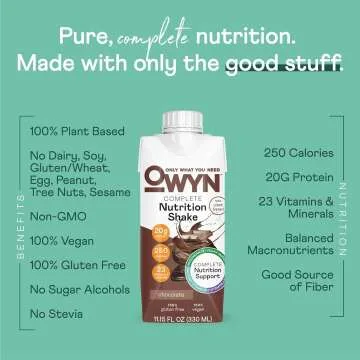 OWYN Plant-Based Protein Shake - Healthy & Tasty Drink