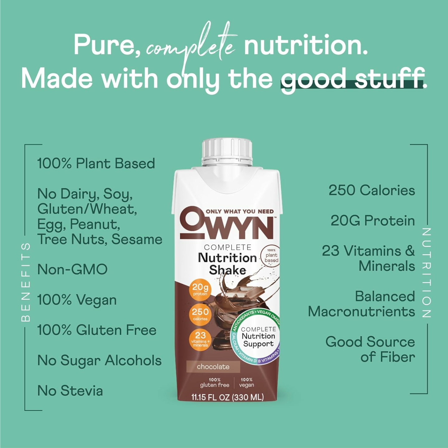 OWYN Plant-Based Protein Shake - Healthy & Tasty Drink
