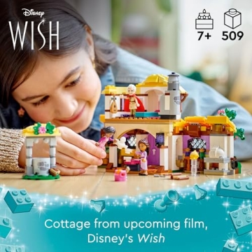 LEGO Disney Asha’s Cottage Building Set for Kids 7+