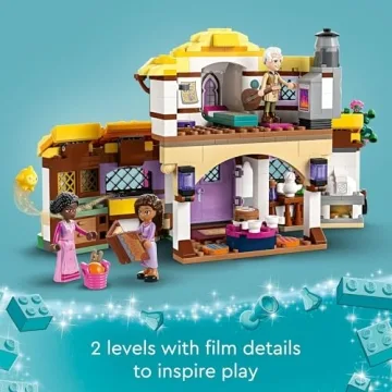 LEGO Disney Asha’s Cottage Building Set for Kids 7+