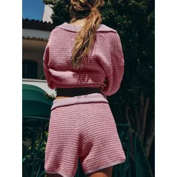 Stylish Tankaneo Womens 2 Piece Sweater Set for Comfort