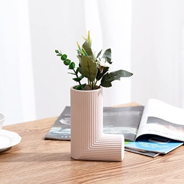 Stylish Pink Ceramic Vase Set for Home Décor