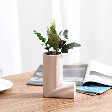 Stylish Pink Ceramic Vase Set for Home Décor
