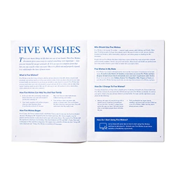 Five Wishes Advance Care Planning Living Will Document