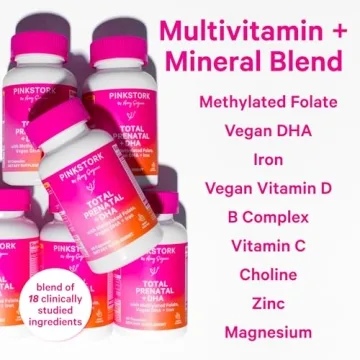Pink Stork Total Prenatal Vitamins - Essential for Moms
