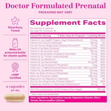 Pink Stork Total Prenatal Vitamins - Essential for Moms