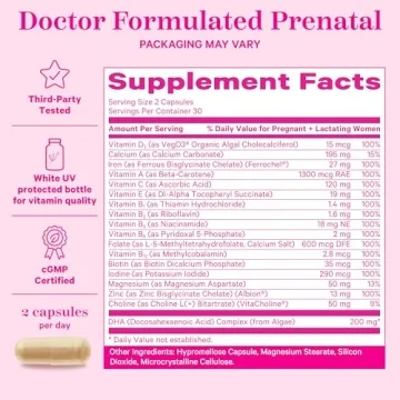 Pink Stork Total Prenatal Vitamins - Essential for Moms