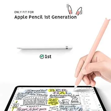 Soft Silicone Sleeve for Apple Pencil 1st Generation - 3 Pack