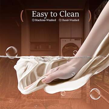 Powsure 100% Pure Mulberry Silk Pillowcase for Hair and Skin - 22 Momme 6A Zippered Silk Pillow Case-Standard 20"x26" Gifts for Women(Pack of Silk Pillowcases and Eye Mask Set)