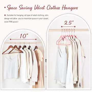 HOUSE DAY Pink Velvet Hangers 60 Pack, Non Slip Flocked Felt Hangers, Sturdy Velvet Clothes Hangers, Cute Heart Hangers, Heavy Duty Coat Hangers, Ultra Slim Pink Hangers for Closet Space Saving
