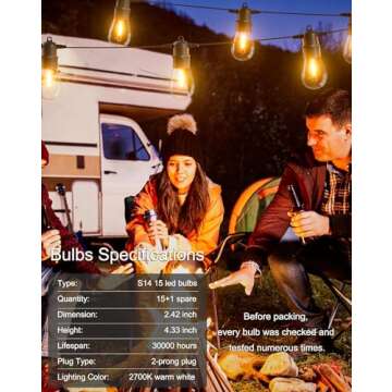 Illuminate Your Outdoor Space with Tenmiro String Lights