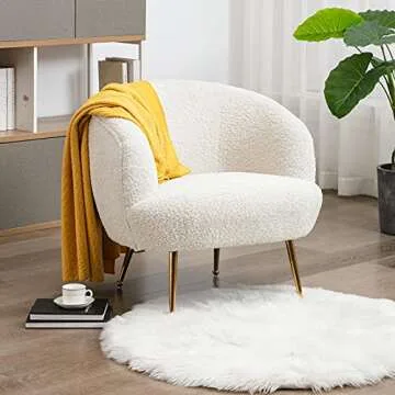DUOMAY Modern Accent Chair Comfy Lounge Chair for Home