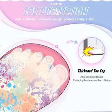 Apolter Baby Boys and Girls Swim Water Shoes Barefoot Aqua Socks Non-Slip for Beach Pool Toddler Kid...