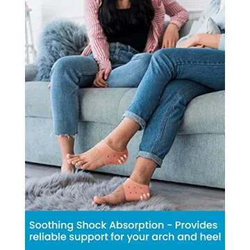 Sumiwish Heel Cups for Heel Pain, 6 PCS Thick Heel Support for Plantar Fasciitis, Silicone Heel Protector Pads, Heel Cushion for Bone Spur and Heel Spur Pain Relief, Cracked Heels