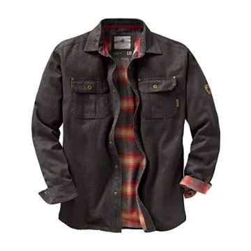 Legendary Whitetails Journeyman Shirt Jacket - Rugged, Flannel-Lined & Water-Resistant