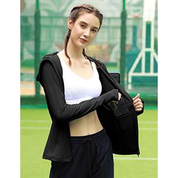 JACK SMITH Lightweight Zip Up Hoodie Jacket for Outdoors