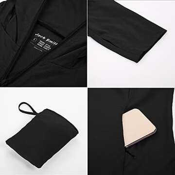 JACK SMITH Lightweight Zip Up Hoodie Jacket for Outdoors