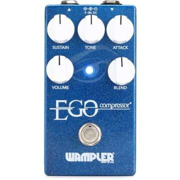 Wampler Ego Compressor V2 Guitar Effects Pedal for Unmatched Tone Control