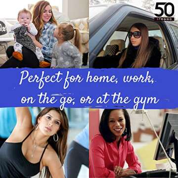 24 oz. BPA Free Reusable Water Bottle with Time Marker - Motivational Fitness Bottles - Hours Marked - Drink More Water Daily - Tracker Helps You Drink Water All Day - Made in USA (Wife Mom Boss)