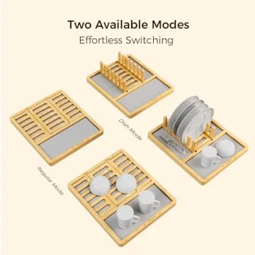 Stylish Wealone Stone Dish Drying Mat for Effortless Kitchen