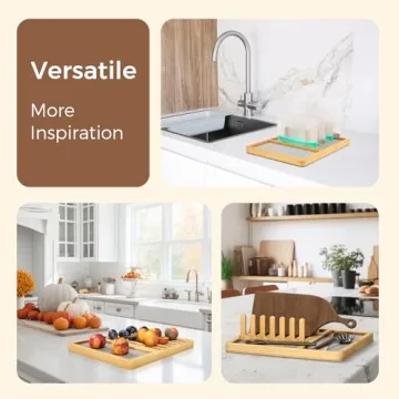 Stylish Wealone Stone Dish Drying Mat for Effortless Kitchen