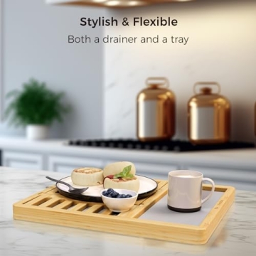 Stylish Wealone Stone Dish Drying Mat for Effortless Kitchen